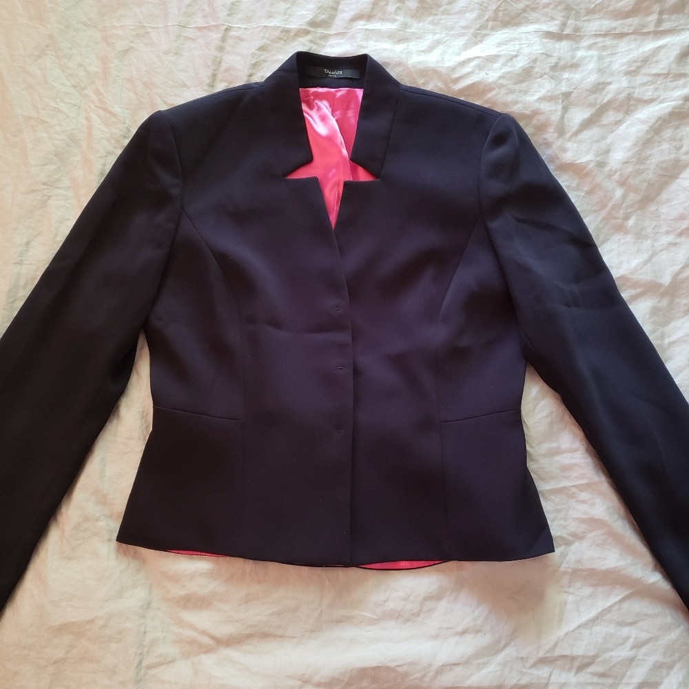 Tahari Navy Blue Blazer